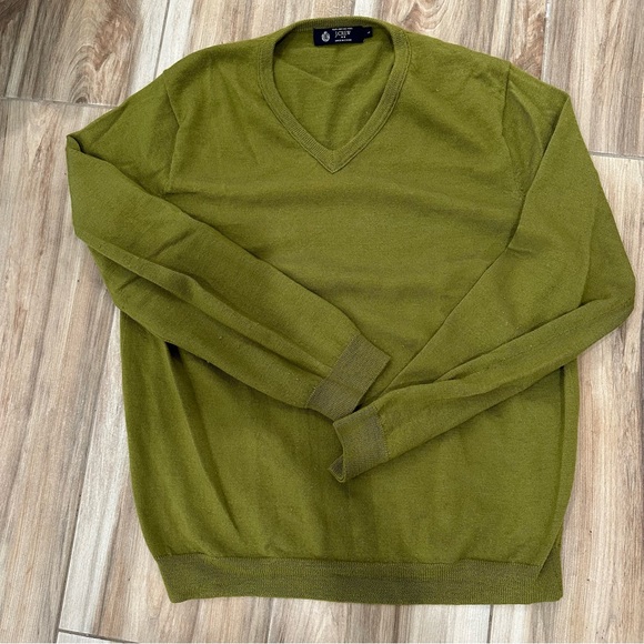 J Crew V next wool sweater size L - Picture 1 of 3